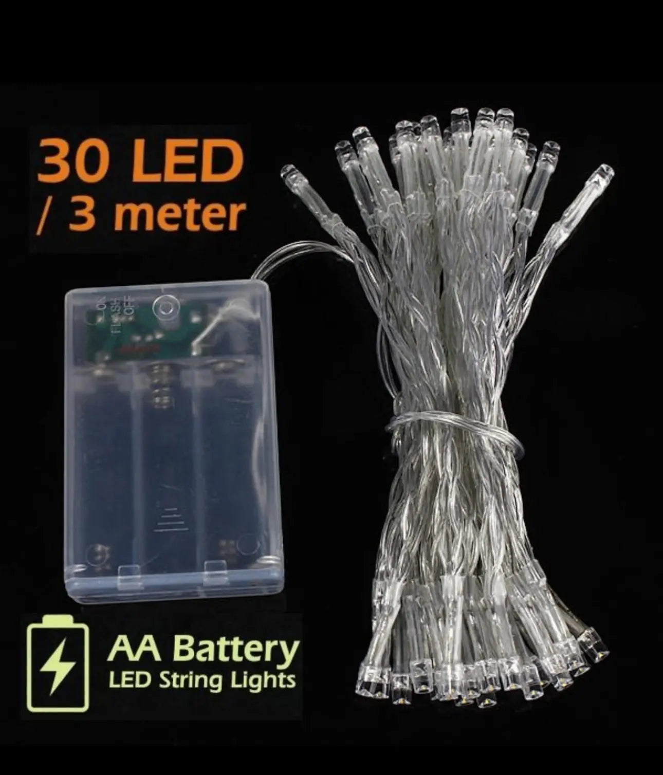 Fairy LED String Lights - AA Battery Operated Aesthetic Vibes