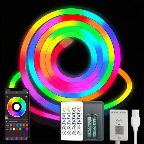 SMART RGB-IC NEON ROPE (5M Length) Aesthetic vibes