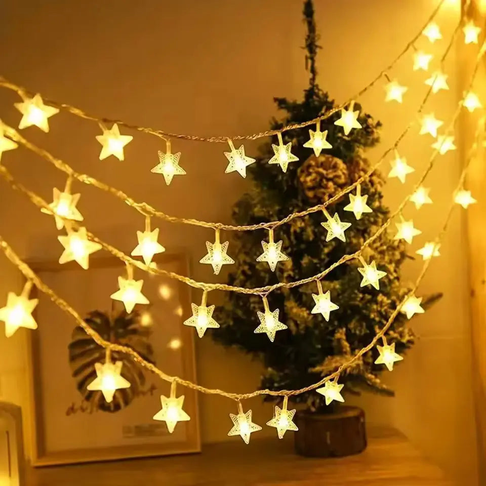 Aesthetic Star String Lights (Pack of 03) Aesthetic vibes